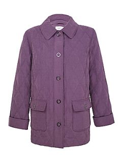 Eastex Diamond quilted jacket Purple   