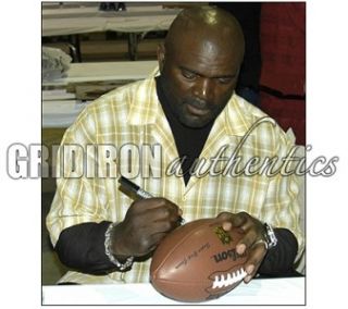 Lawrence Taylor New York Giants Autographed Wilson Football GA