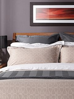 Christy Omega bed linen in stone   