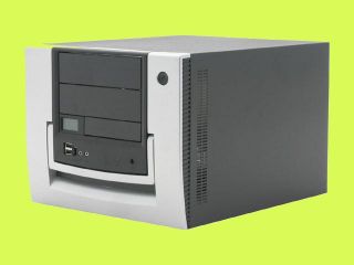 New Aluminum Black Micro ATX Cube HTPC Media Center PC Case w Fan 500W
