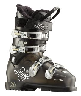 2012 Lange Exclusive RX 80 Black Transparent 24 5 Womens Ski Boots