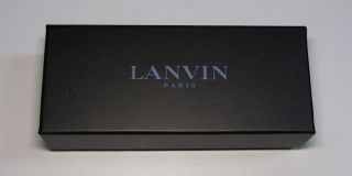 Lanvin 3152 Eyeglass Frame   matte black   made in France   New in Box