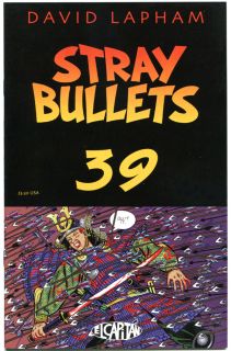 STRAY BULLETS #39, VFN+, David Lapham, El Capitan, 1st, 1995, more in