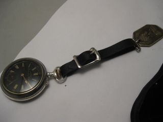 Sharp Langendorf Pin Set Pocket Watch w Leather Fob 1803 1806 Russian