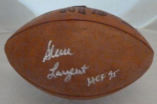 Steve Largent Autographed Signed Official Rozelle NFL Football Seattle
