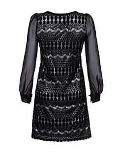 Yumi Crochet dress. Black   