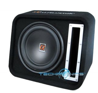 Series Vented Enclosure Box Loaded w 300W RMS 10 Car Subwoofer