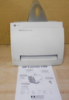 HP LaserJet 1100 Laser Printer with 2 MB Memory Working Page Count Is