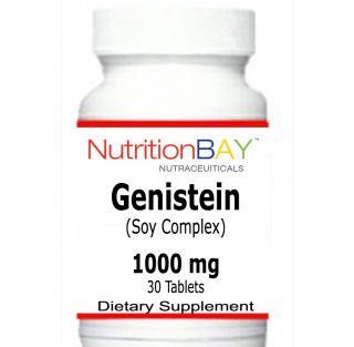 Bottles Genistein Soy Complex Isoflavone Rich 1000 MG 30 Tablets