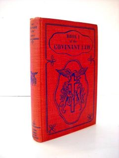 the covenant law book one comes with a signed certificated signed to