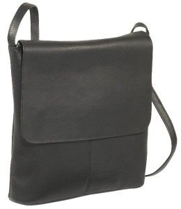 Ledonne T 784 Vaqueta Leather Crossbody Shoulder Bag