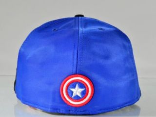 Captain America New Era Multi Fabric 59Fifty Fitted Cap