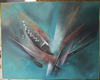Lee Reynolds Oil on Canvas Painting Signed 60x48