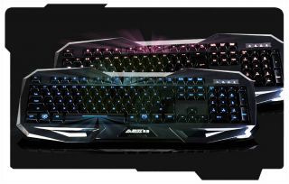 New Deathadder LED Backlit Pro Gaming Keyboard USB Wired Waterproof