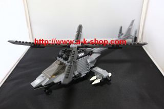 Military Helicopter SWAT Brick Toy Soldier Figure Compatible Lego