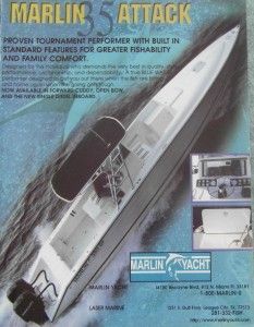 1998 Marlin Yacht 35 Attack Walkaround Boat Ad League City TX