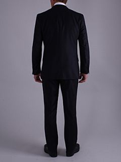 Alexandre Savile Row Stripe Half Canvas Suit Navy   