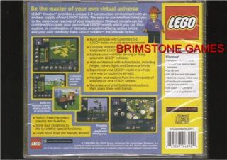 LEGO CREATOR (PC Games) BRAND NEW & SEALED * 98 / ME / 2000 / XP