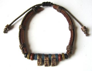 Zyah Surf Jewelry Multi Hemp Clay Beads Bracelet Anklet