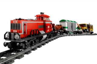 Lego City Trains 3677 Red Cargo Train New SEALED Hard to Find Great