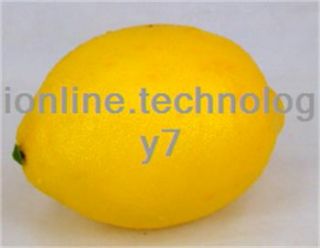 10 Large Lemons Decorative Plastic Artificial Fruit New