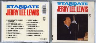 JERRY LEE LEWIS Stardate WEST GERMANY CD rare oop PHILIPS BLACK LABEL