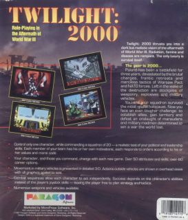 Twilight 2000 RPG World War III RARE PC Dos Game Boxed