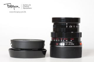 Leica Summicron M 50mm F2 Black Paint V4 50th Jahre