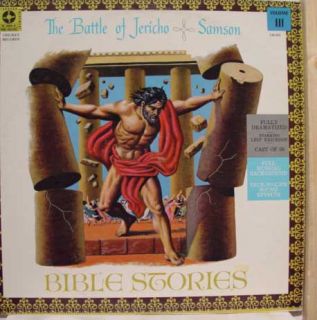 Leif Erickson The Battle of Jericho Samson LP CR 203