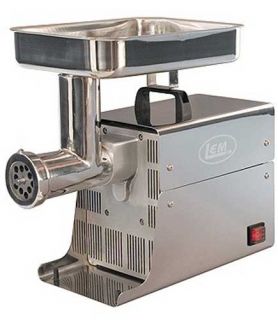 New Lem 8 Meat Grinder Kit 1 3 HP Stainless Steel 36lbs 110 Volt W779