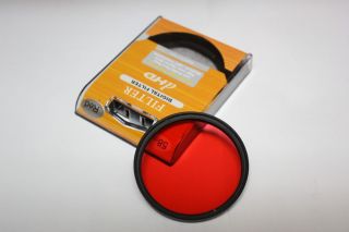 52mm Red Color Effect Lens Filter