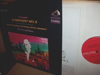 Leinsdorf Boston Sym 1965 Prokofiev Sym 6 1970s RCA LSC 2834 Stereo LP