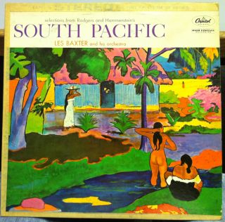 Les Baxter South Pacific LP VG St 1012 Vinyl 1959 Record Stereo