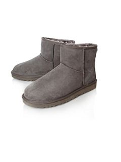 UGG Mini Grey Boots Light Grey   