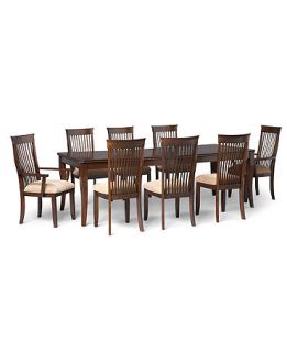 Augusta Dining Room Furniture, 9 Piece Set (Dining Table, 6 Side