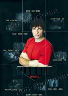 THIS IS A SMALLVILLE SEASON 5 SET OF 90 CARDS, BOX TOPPER SET (3