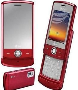 LG Shine CU720 by LG Cell Phone at T Pre Owned in Original Box Red