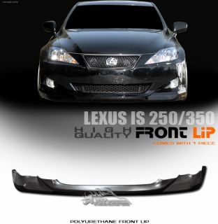 Poly Urethane 06 08 Lexus Is 250 Is 350 4D 4DR Front Bumper Lip Add on