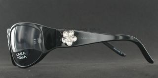 New Linea Roma LR3292 Sunglasses Black Plastic Womens Sunglass Frame