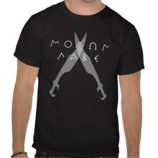 Spartan Swords   MOLON LABE Shirt