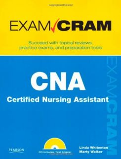 CNA Certified Nursing Assistant Exam Cram Linda Whitenton Mart