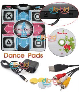 USB Non Slip Dancing Step Dance Mats Pads PC TV AV