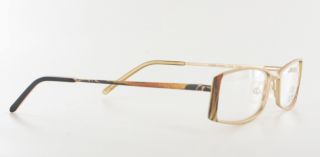 New Norma Kamali 7245 Tiger Gold Eyeglasses Metal Women Optical