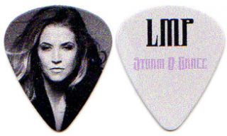 Lisa Marie Presley 2012 Tour Guitar Pick RARE Storm Grace Elvis LMP