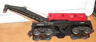 Lionel Erie Railroad Crane Car 6560