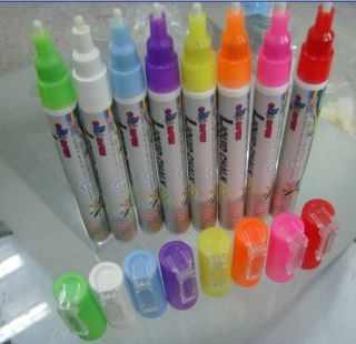 White Neon Liquid Chalk Marker Pen for Board Sign 3mm