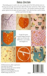 Jane Sally Childs Apron Pattern Indygo Junction 749