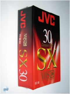 JVC EC 30 SX VHS C Camcorder Video Kassette Cassette NEU SEALED (EU