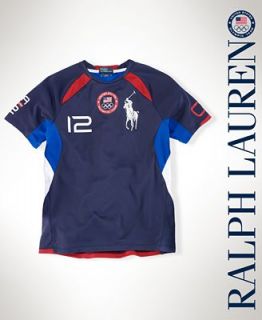 Ralph Lauren Kids T Shirt, Little Boys Soft Touch Team USA Tee