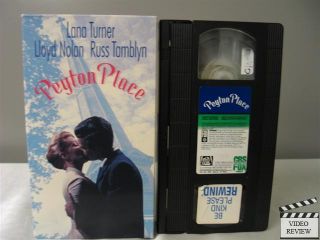 Peyton Place VHS Lana Turner Lloyd Nolan Russ Tamblyn 086162185533